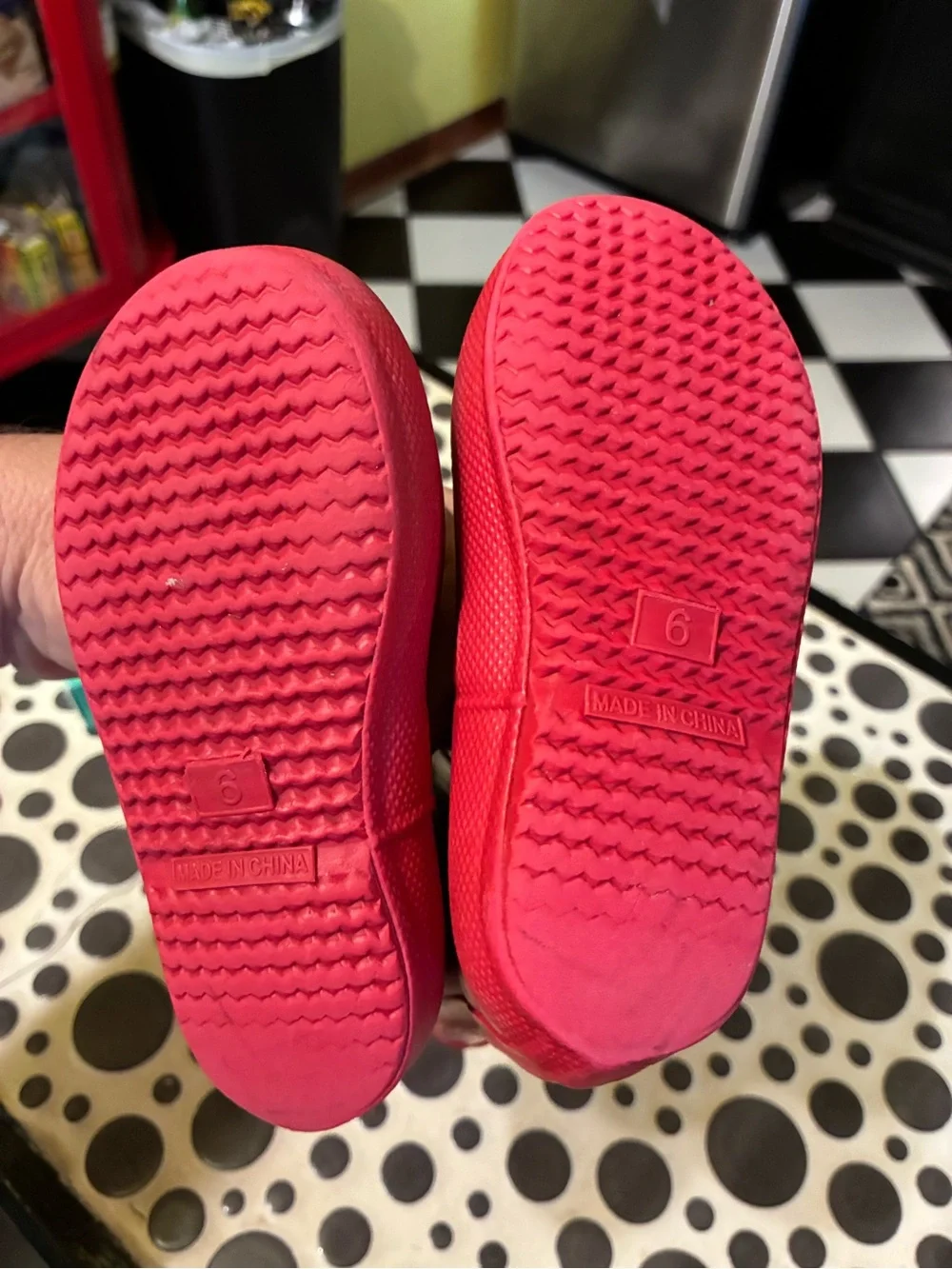 Red Hunter rain boots